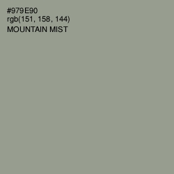 #979E90 - Mountain Mist Color Image